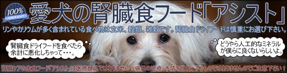 愛犬の腎臓食フード「アシスト」